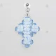 Small Cross - Earrings Pervenche - 1